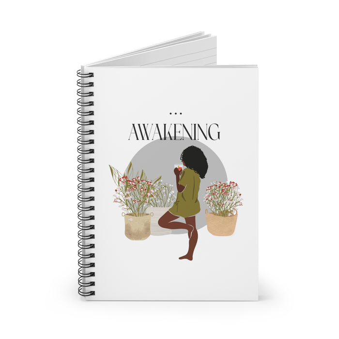 Awakening — Ruled Spiral Notebook