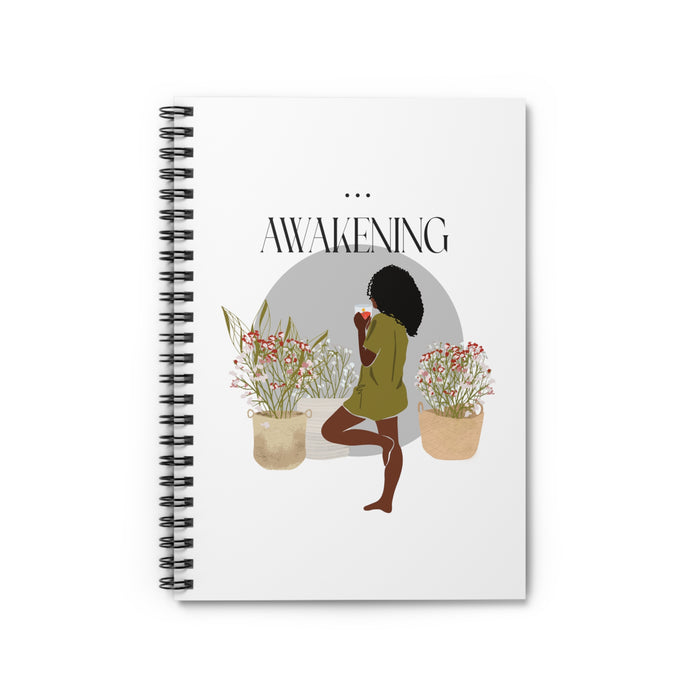 Awakening — Ruled Spiral Notebook