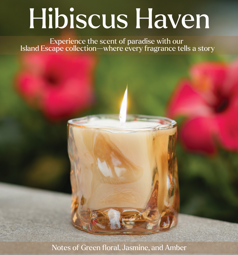Hibiscus Haven — Candle