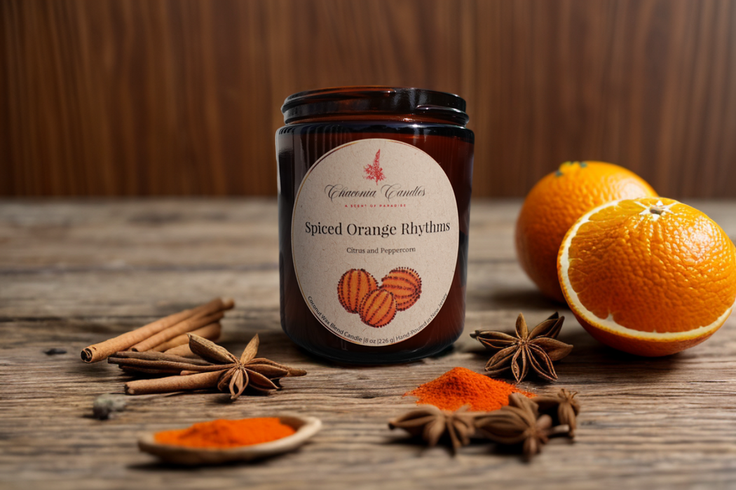 Spiced Orange Rhythms — Candle