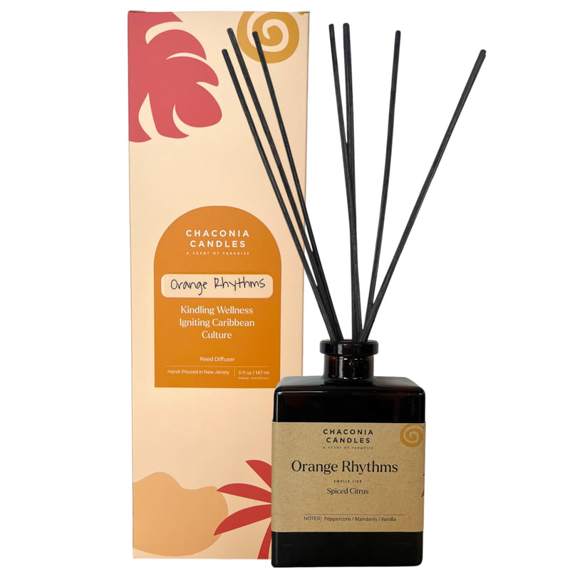 Orange Rhythms Reed Diffuser | Smoke & Spice Collection